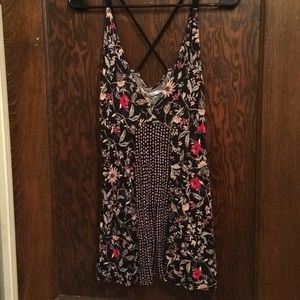 Strappy V-neck long tank top from Urban Outfitters